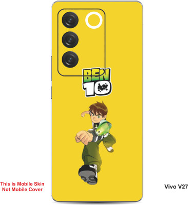 VYBE The Smart Choice Vivo V27 Ben 10 Embossed Mobile Skin(Golden Yellow B4)