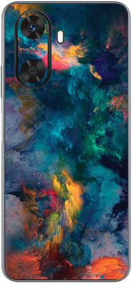 FCS Huawei Enjoy 60 Printed Back skin Mobile Skin(Smoke)