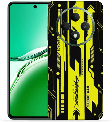 OggyBaba OggyBaba Oppo F27 Mobile Skin(Cyberpunk Yellow Black Oppo F27)