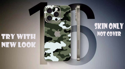 TJ CREATION Apple iPhone 16 Pro Mobile Skin(WHITE AND GREEN)