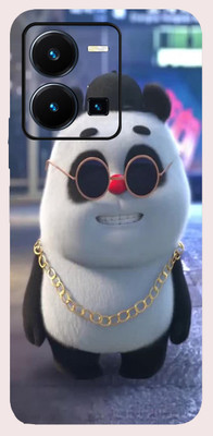 BUGGU VIVO Y35 Mobile Skin(Ultra Super Happy Panda Skin With High Matte Finish)