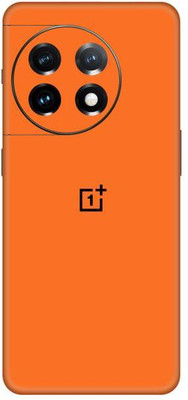 Vcare GadGets One Plus 11 5G With Logo Mobile Skin(Orange)