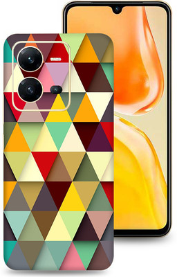 SkinoMania Vivo V25-5G Mobile Skin(Multicolor Triangle)