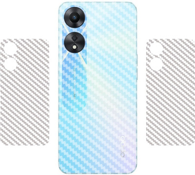 BERRIES OPPO A78 5G || 3D CARBON FIBER ULTRA-THIN BACK LAMINATION || Mobile Skin(TRANSPARENT)