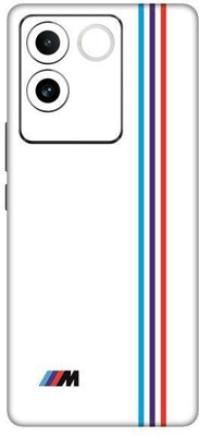 Vcare GadGets Blue Light Blue Red Vivo T2 Pro 5G Mobile Skin(Multicolor)