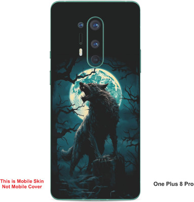 VYBE The Smart Choice One Plus 8 Pro Wolf Embossed Mobile Skin(Dairy Cream 24)