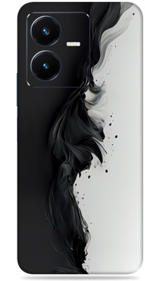 SkinoMania Vivo Y22 Mobile Skin(Multicolor B&W Art)