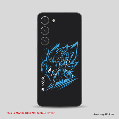 VYBE The Smart Choice Samsung S23 Plus Goku Mobile Skin Mobile Skin(Dark Blue B49)