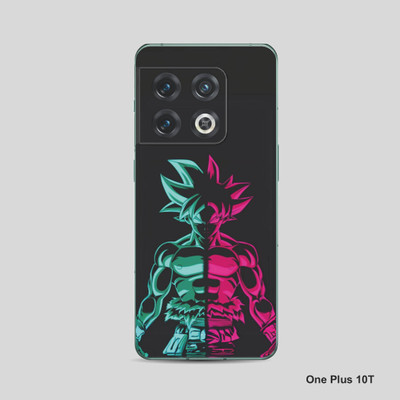 VYBE The Smart Choice One Plus 10T Goku Mobile Skin Mobile Skin(Blue, Pink 15)