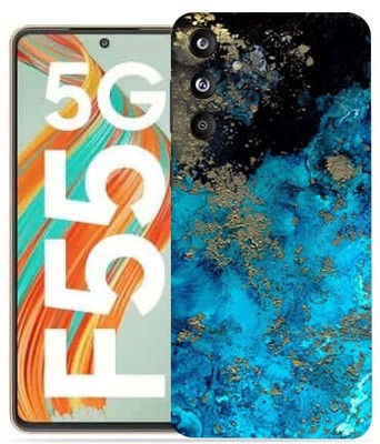 OggyBaba Samsung Galaxy F55 5g Mobile Skin(Blue Aqua)