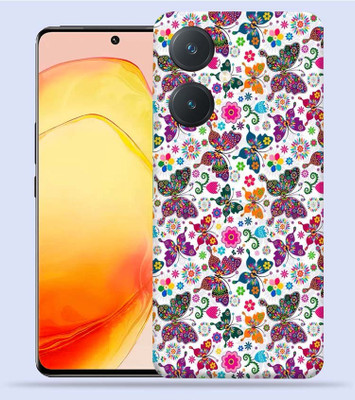 Mclaxa Vivo Y27 4G Butterfly Multicolour Mobile Skin(Butterfly Multicolour)