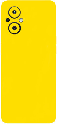BugguSkin Oppo F21 Pro 5G, OPPO F21 Pro 5G Mobile Skin(Ultra Super Yellow Matte Skin With High Matte Finish.)