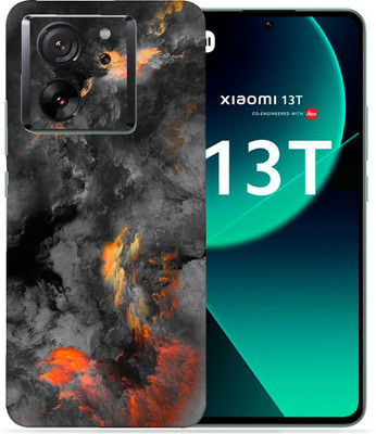 OggyBaba Xiaomi 13T Mobile Skin(Black clouds)
