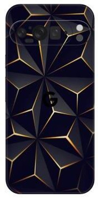 Vcare GadGets Pixel 9 Pro XL 5G Mobile Skin(Black & Gold)