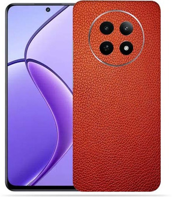 OggyBaba OggyBaba Realme 12X 5g Mobile Skin(Red Leather)