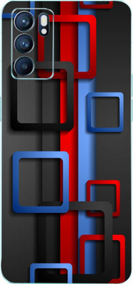 Jeeva Creation Oppo Reno6 5G Mobile Skin(Ultra Super Square Skin With High Matte Finish.)