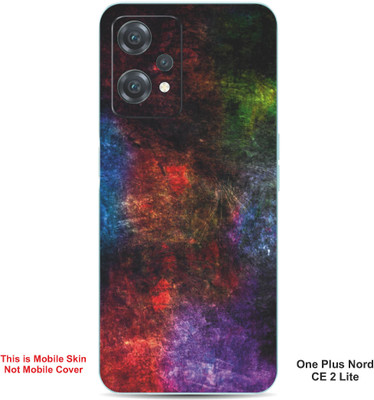 VYBE The Smart Choice One Plus Nord CE 2 Lite Abstract Embossed Mobile Skin(Olive green A18)