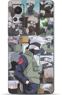 VYBE Vivo X60 Kakashi Mobile Skin Mobile Skin(Silver 37)