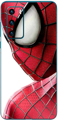 FCS Huawei P40 4G Printed Back skin Mobile Skin(Spider Side)