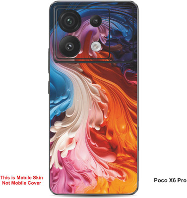 VYBE The Smart Choice Poco X6 Pro Art Embossed Mobile Skin(Gunmoke 1)