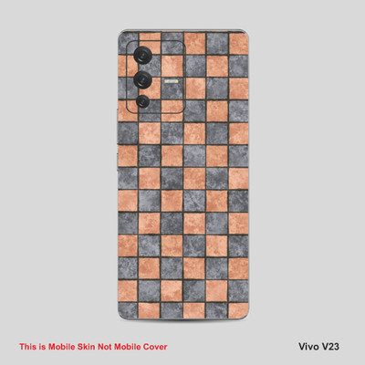 VYBE The Smart Choice Vivo V23 Pattern Mobile Skin Mobile Skin(Multi ColourCF26)
