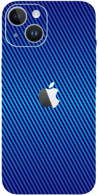 BUGGU APPLE iPhone 13 Mobile Skin(Ultra Super Blue Carbon Fiber Skin With High Matte Finish)