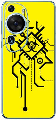 FCS Huawei P50 Pro Printed Back skin Mobile Skin(Yallow Tato)