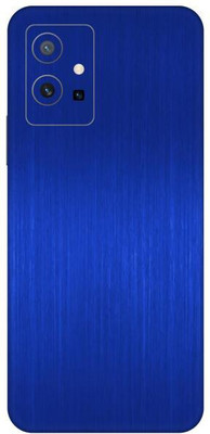 Vcare GadGets Blue Titanium Dark vivo Y75 5G Mobile Skin(Blue Titanium Dark)