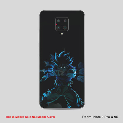 VYBE The Smart Choice Redmi Note 9 Pro & 9S Goku Mobile Skin Mobile Skin(Picton Blue B34)