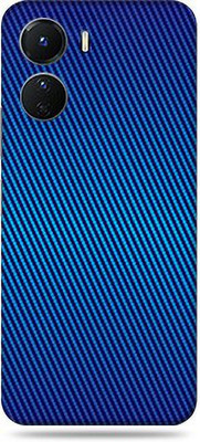 Mclaxa Blue Carbon Fiber For vivo y16 4g Back Skin, Blue Carbon Fiber, vivo Y16 4G Mobile Skin(Blue Carbon Fiber Matte Finish Skin With Super Matte Finish)