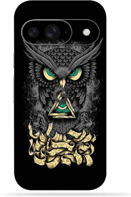 OggyBaba Google Pixel 9 5g Mobile Skin(Black Angry Owl)