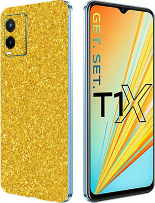 LAMHA Vivo T1X 5G, vivo t1x 5g Mobile Skin(Golden)