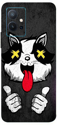 AsSkin Vivo T1 5g, vivo t1 5g, vivo Mobile Skin(Ultra Super Crazy Cat With High Matte Finish .Skin..)