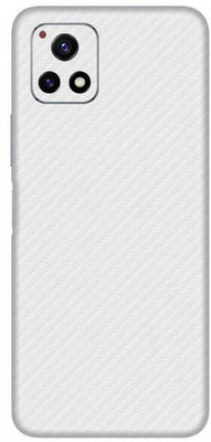 Vcare GadGets White Carbon vivo Y72 5G Mobile Skin(White Carbon)