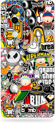 WeCre8 Skin's iQOO Z9s 5G Ultra Premium Vinyl Mobile Skin (Multicolor) Mobile Skin(Sticker-Bombing)