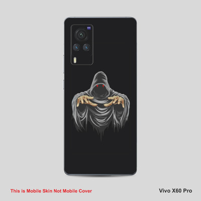 VYBE The Smart Choice Vivo X60 Pro Horror Mobile Skin Mobile Skin(Black, Grey A6)