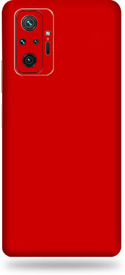 BugguSkin Redmi Note 10 Pro Max, redmi note 10 pro max, REDMI NOTE 10 PRO MAX Mobile Skin(Ultra Super Red Matte Skin With High Mattte Finish.)