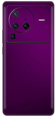 Vcare GadGets X80 Pro 5G Purple Glossy Back Side Premium Mobile Skin(Purple Glossy)