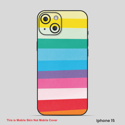 VYBE The Smart Choice iPhone 15 ART Mobile Skin(Multi color SKI I41)