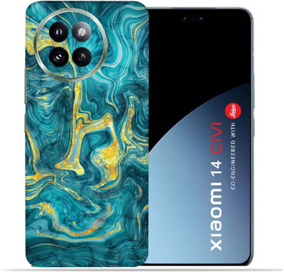 OggyBaba Xiaomi 14 Civi Mobile Skin(Golden Lava)