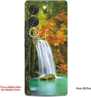 VYBE The Smart Choice Vivo 29 Pro Naturel Mobile Skin(Dirty Orange, Green 2)