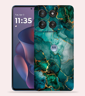 OggyBaba OggyBaba Moto G60 pro 5g Mobile Skin(Green Texture)