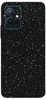 AsSkin Vivo T1 5g, vivo t1 5g, vivo Mobile Skin(Ultra Super Black Glitter With High Matte Finish .Skin..)