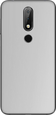Vcare GadGets Nokia 6.1 Plus Mobile Skin(Silver)