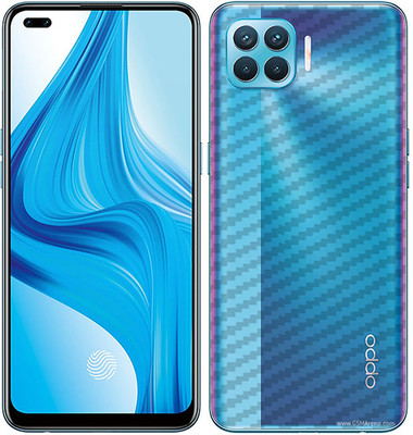 candeal mart Oppo F17 Pro carbon fiber 3D back skin / Mobile Skin / Protective film Mobile Skin(Transparent)