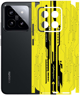 OggyBaba Xiomi 14,, Redmi 14 or Mi 14 5G Mobile Skin(Yellow-CyberPunk)