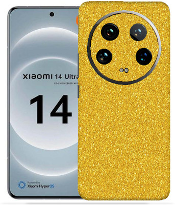 OggyBaba Xiaomi 14 ultra Mobile Skin(Golden Gliter)