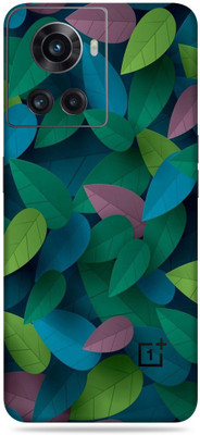 SkinoMania Oneplus 10R-5G Mobile Skin(Multicolor Leafs)