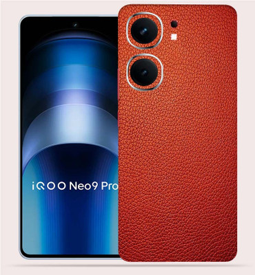 OggyBaba Vivo Iqoo Neo 9 Pro 5g Mobile Skin(Red Leather)