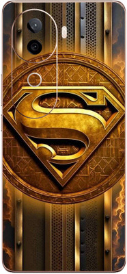 mehra Vivo V40e 5G Superman LOGO 3D Premium Full Back & Side Coverage Theme Mobile Skin(Multicolor)